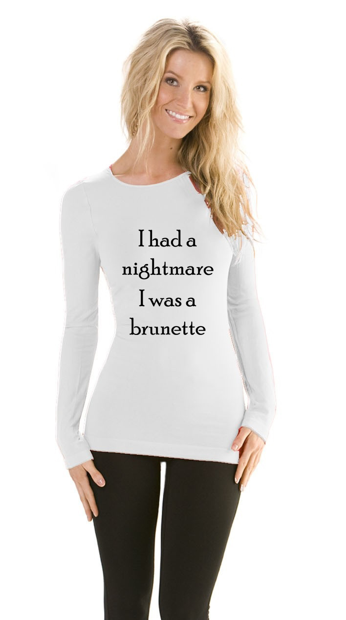 Bluza de dama I Had a Nightmare - Alb